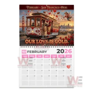 San Francisco 49ers 2026 Wall Calendar 12 san francisco 49ers 2026 wall calendar img 5 BSDCk