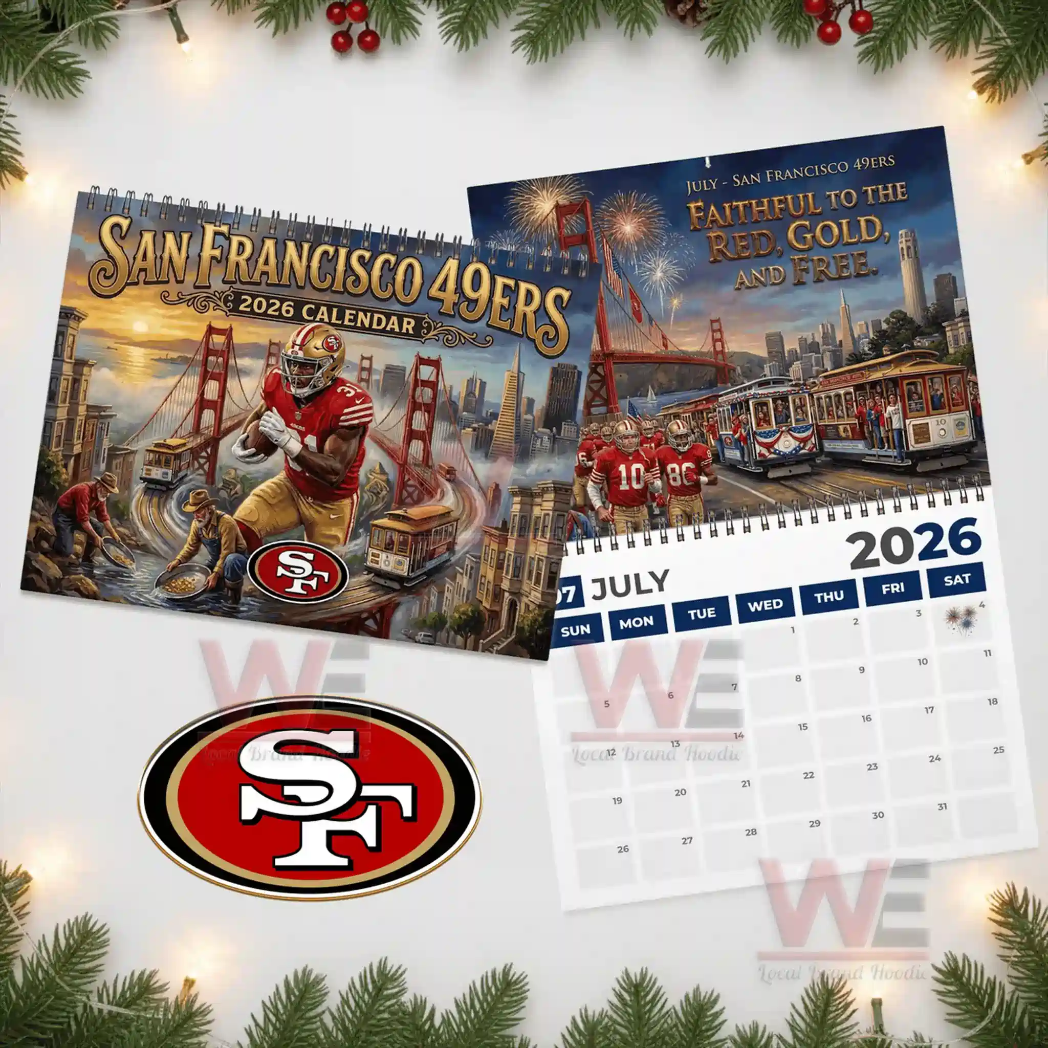San Francisco 49ers 2026 Wall Calendar 7 San Francisco 49ers 2026 Wall Calendar - Image 7