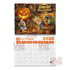 scooby doo merry christmas 2026 wall calendar img 5 THsly