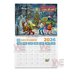 scooby doo merry christmas 2026 wall calendar img 7 eiqnT