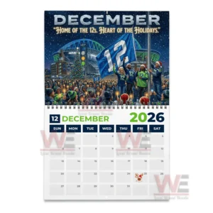 Seattle Seahawks 2026 Wall Calendar 10 seattle seahwks 2026 wall calendar img 4 EFZGm