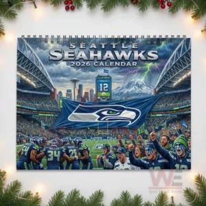 Seattle Seahawks 2026 Wall Calendar 11 seattle seahwks 2026 wall calendar img 5 4uMwr