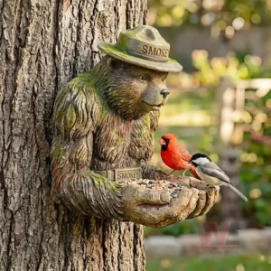 Smokey Bear Bird Feeder