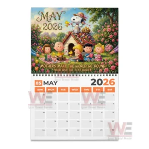 snoopy 2026 wall calendar img 6 UeBav