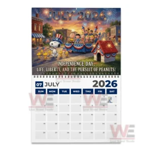 snoopy 2026 wall calendar img 7 WCXvA
