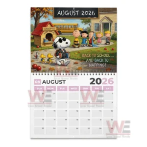 snoopy 2026 wall calendar img 8 J8Q2t