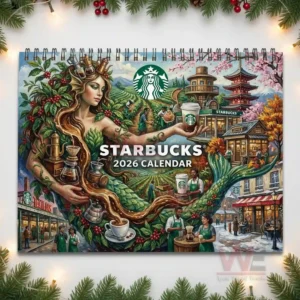 Starbucks 2026 Wall Calendar 13 starbucks 2026 wall calendar img 6 ZMAhk
