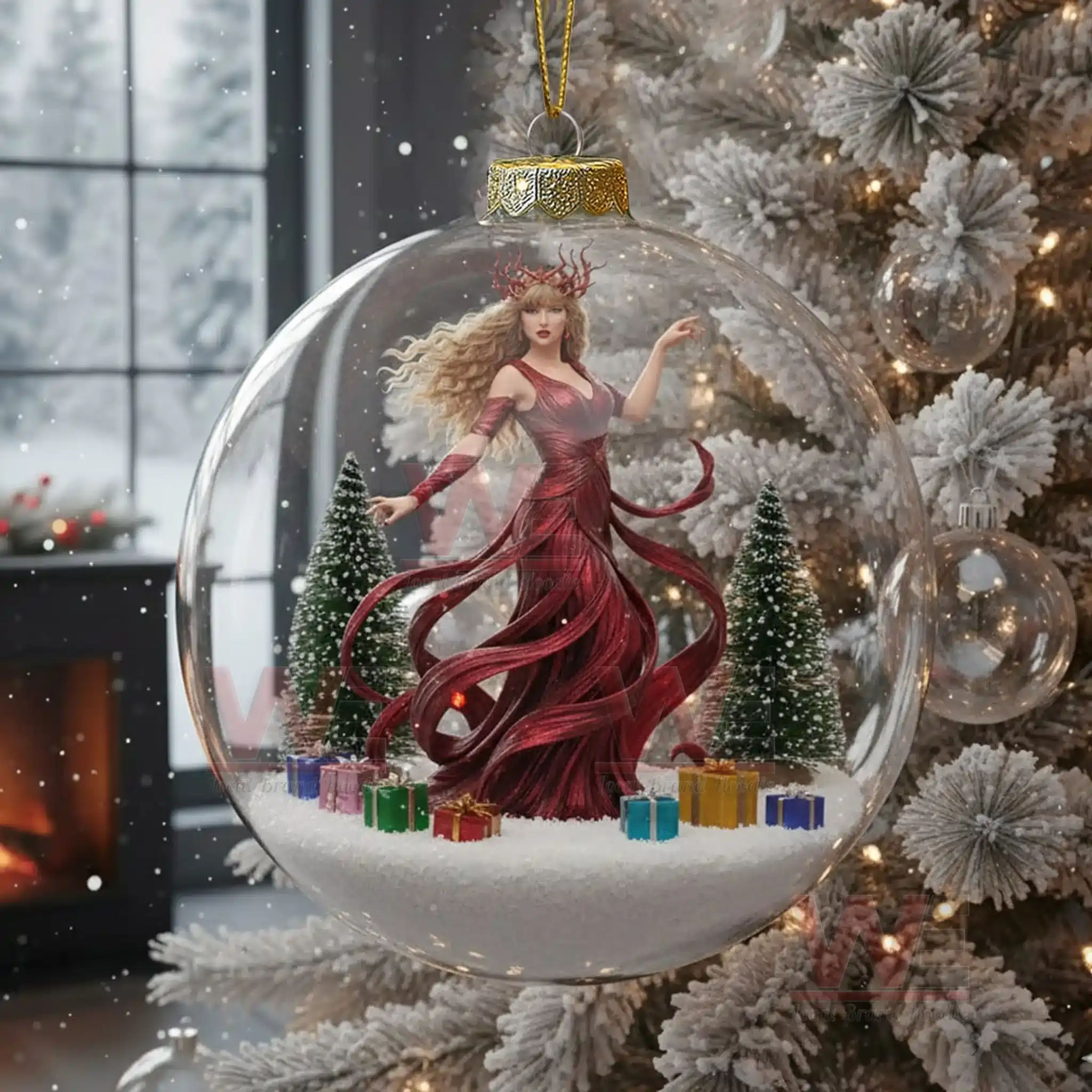 Taylor Swift Beautiful Dress Christmas Ornament 7 Taylor Swift Beautiful Dress Christmas Ornament - Image 7