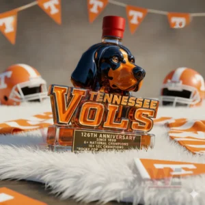 Tennessee Volunteers 126th Anniversary Custom Whiskey Bottle 9 tennessee volunteers 126th anniversary custom whiskey bottle img 4 rzWM1