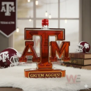 texas a26m aggies gigE28099em aggies custom whiskey bottle img 4 2odpj