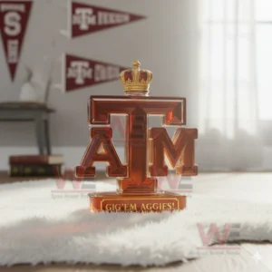 texas a26m aggies gigE28099em aggies custom whiskey bottle img 5 TqYH5