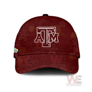 Texas A&M Aggies x SpongeBob Limited Edition Hoodie 7 Texas A M maroon cap with classic embroidered logo!