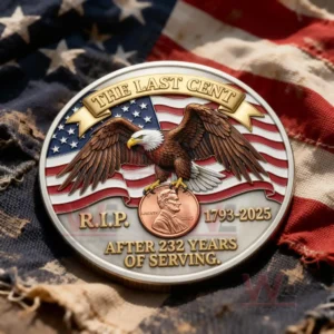 The Last Cent 232 Years of Service Commemorative Coin 10 the last cent 232 years of service commemorative coin img 4 YnuVk