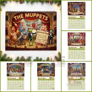 the muppets 2026 wall calendar img 4 ADfwj