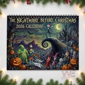the nightmare before christmas 2026 wall calendar img 5 UVuox