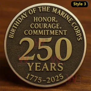us marine corps devil dog 250th anniversary commemorative coin img 1