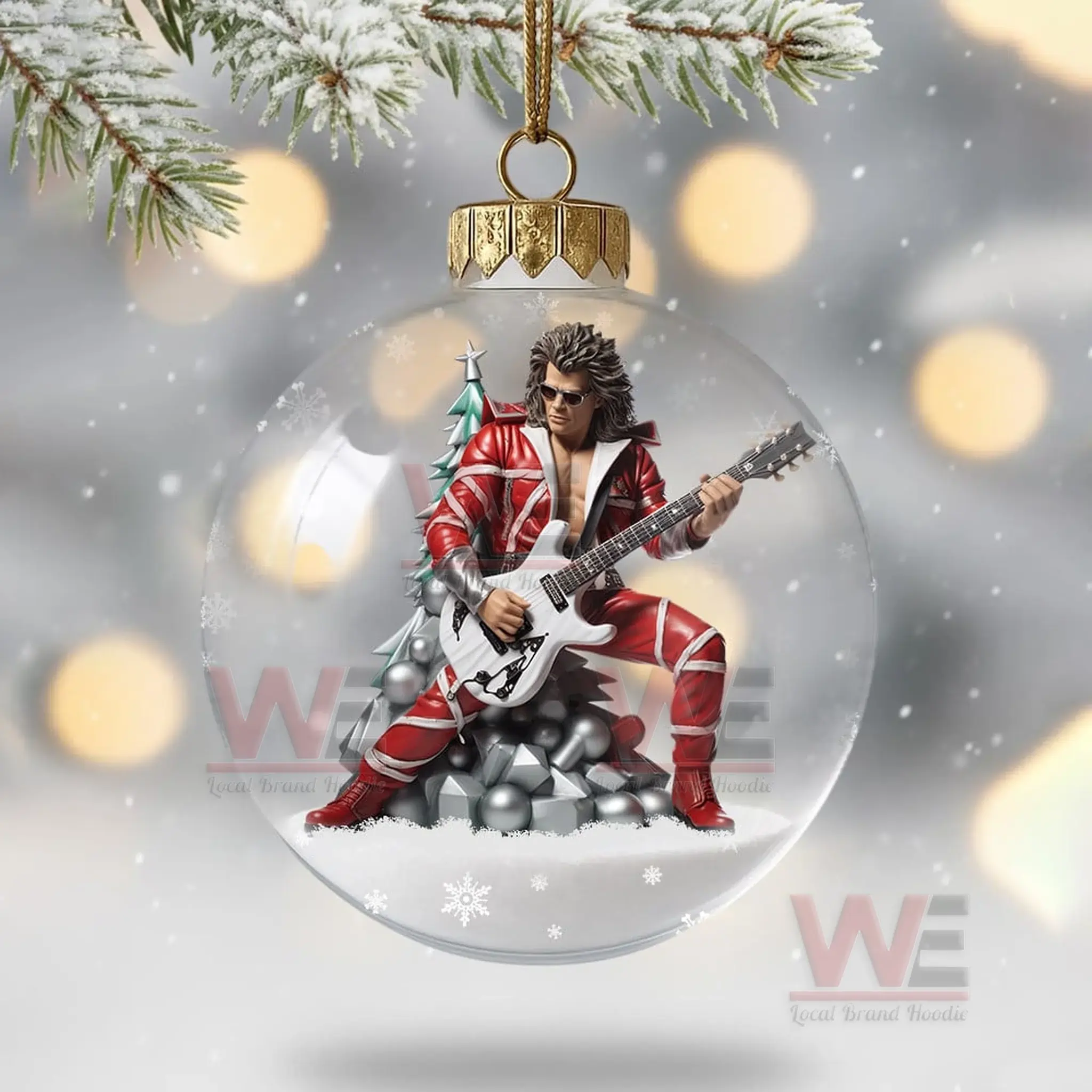 Van Halen Band Christmas Ornament 8 Van Halen Band Christmas Ornament - Image 8