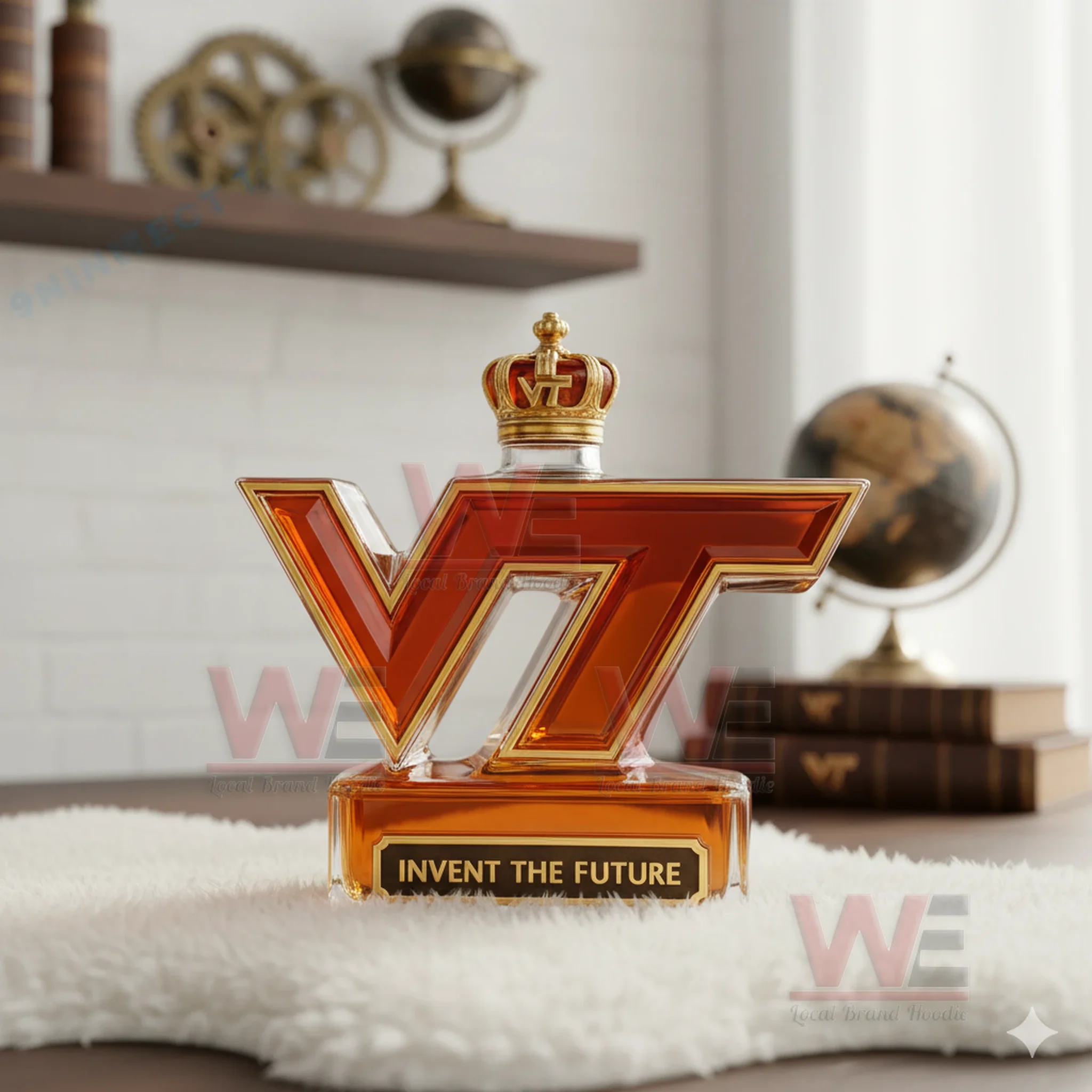 Virginia Tech Hokies Invent The Future Custom Whiskey Bottle 5 Virginia Tech Hokies Invent The Future Custom Whiskey Bottle - Image 5