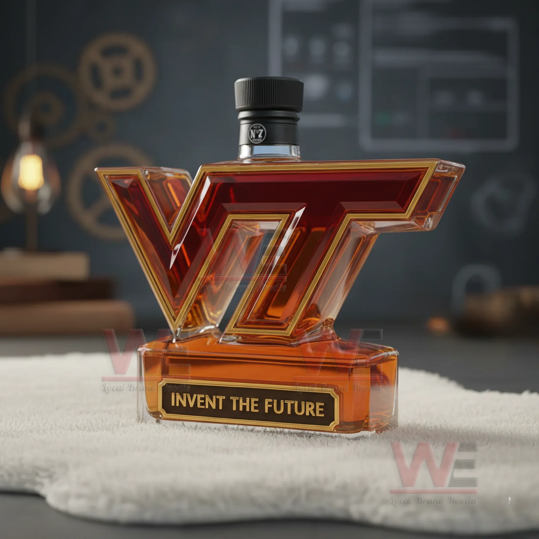 Virginia Tech Hokies Invent The Future Custom Whiskey Bottle 6 Virginia Tech Hokies Invent The Future Custom Whiskey Bottle - Image 6
