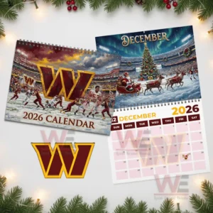 washington commanders 2026 wall calendar img 4 eAjMY