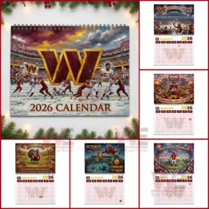 washington commanders 2026 wall calendar img 5 CXe3G