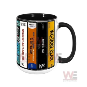 Wu Tang Clan Albums Cassette Collection Retro Accent Mug 9 wu tang clan albums cassette collection retro accent mug img 4 cZHBC