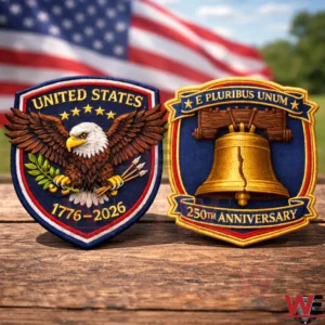 250th Anniversary Embroidered Badge of the United States