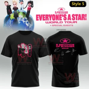 5SOS EVERYONE’S A STAR! World Tour 2026 Tee Shirt and Pants 12 5sos everyoneE28099s a star world tour 2026 tee shirt and pants img 4 bYVoL