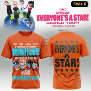 5SOS EVERYONE’S A STAR! World Tour 2026 Tee Shirt and Pants 13 5sos everyoneE28099s a star world tour 2026 tee shirt and pants img 5 KkDFA