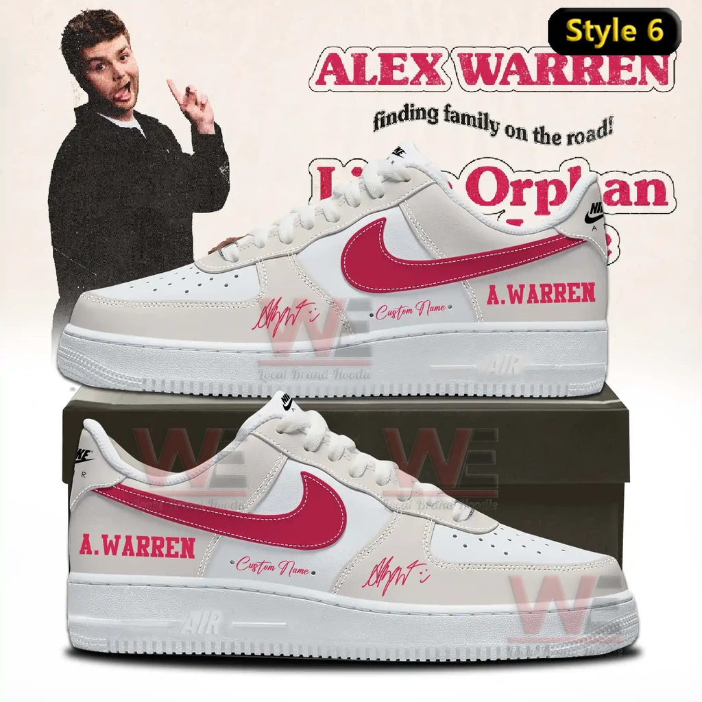 Alex Warren Little Orphan Alex Tour 2026 Air Force 1 Shoes 6 Alex Warren Little Orphan Alex Tour 2026 Air Force 1 Shoes - Image 6