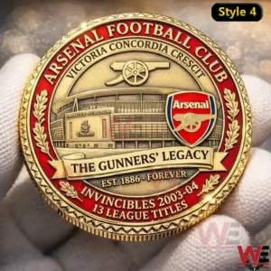 Arsenal Football Club The Gunners Coin 11 arsenal football club the gunners coin img 5 Ujn04