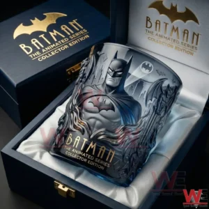 Collector edition batman animated series glass presented in a luxury gift box with detailed artwork!