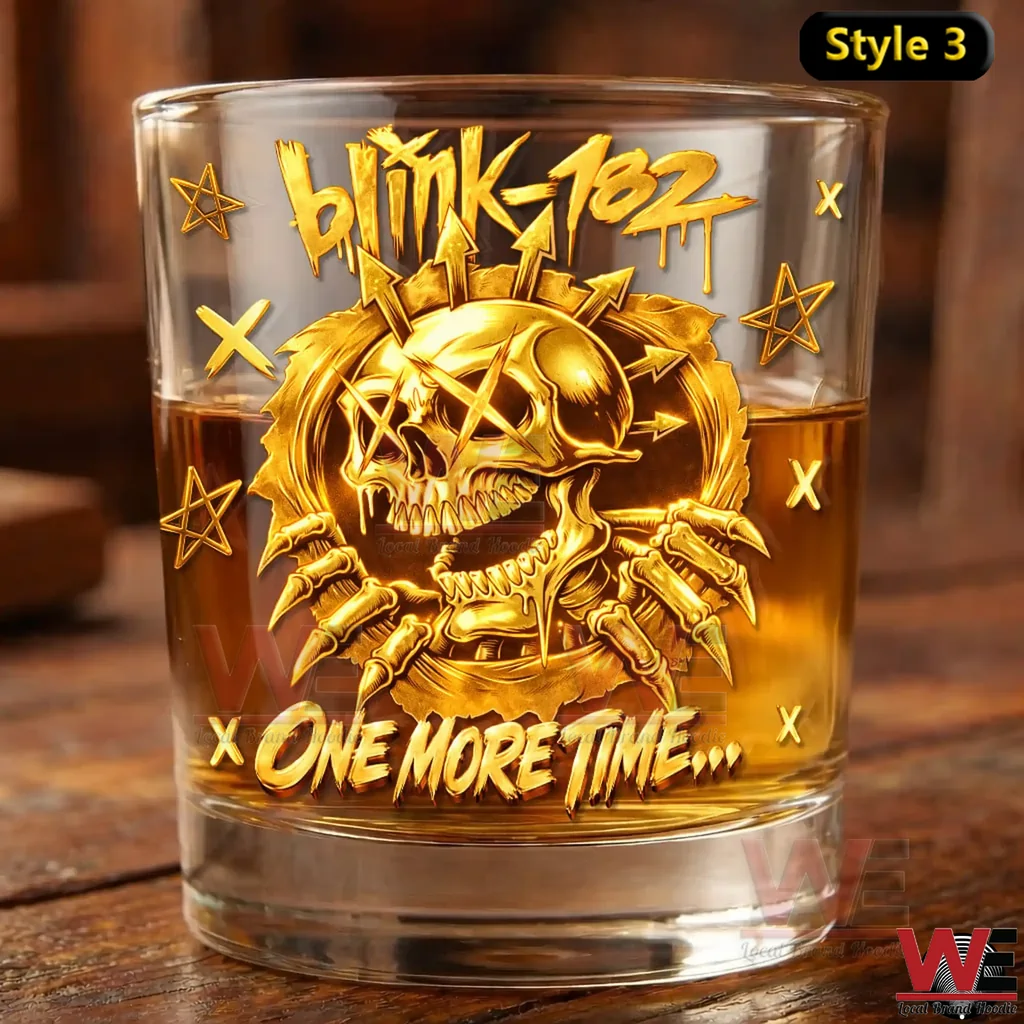 Blink 182 The Rock Show Gold Glass 7 Blink 182 The Rock Show Gold Glass - Image 7