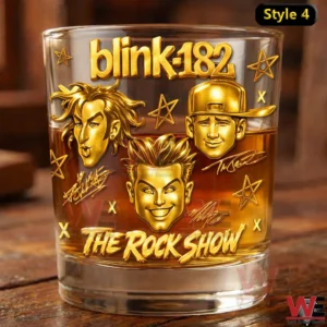 Blink 182 The Rock Show Gold Glass 17 blink 182 the rock show gold glass img 8 rt4DP