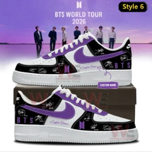 bts comeback world tour 2026 limited edition signature air force 1 shoes img 5 F50kL