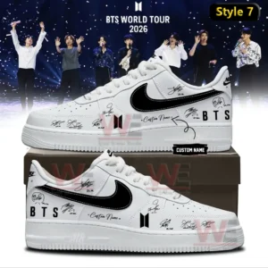 bts comeback world tour 2026 limited edition signature air force 1 shoes img 6 974Lb