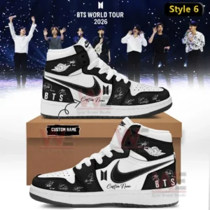 BTS Comeback & World Tour 2026 Limited Edition Signature Air Jordan High Shoes 14 bts comeback world tour 2026 limited edition signature air jordan high shoes img 5 oGCYq