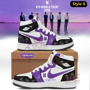 BTS Comeback & World Tour 2026 Limited Edition Signature Air Jordan High Shoes 16 bts comeback world tour 2026 limited edition signature air jordan high shoes img 7 Hm1Fb
