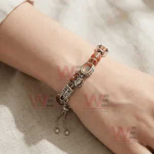 Cleveland Browns Here We Go Brownies Dawg Pound Forever Adjustable Charm Bracelet