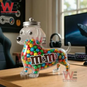 Dachshund M&M Candy Jar