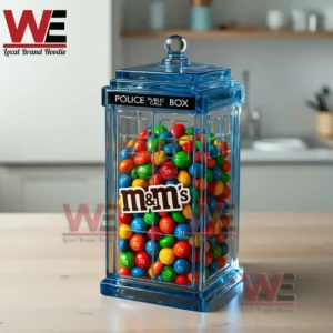 Doctor Who Police Box M&M Candy Jar