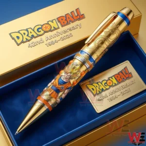 Golden Dragon Ball anniversary pen displayed in a presentation box!