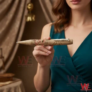 Dune The Spice Must Flow Arrakis Collection Pen 3 Woman holding a Dune Arrakis collection pen!