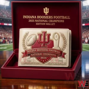 Indiana University 2025 National Championship commemorative wallet
