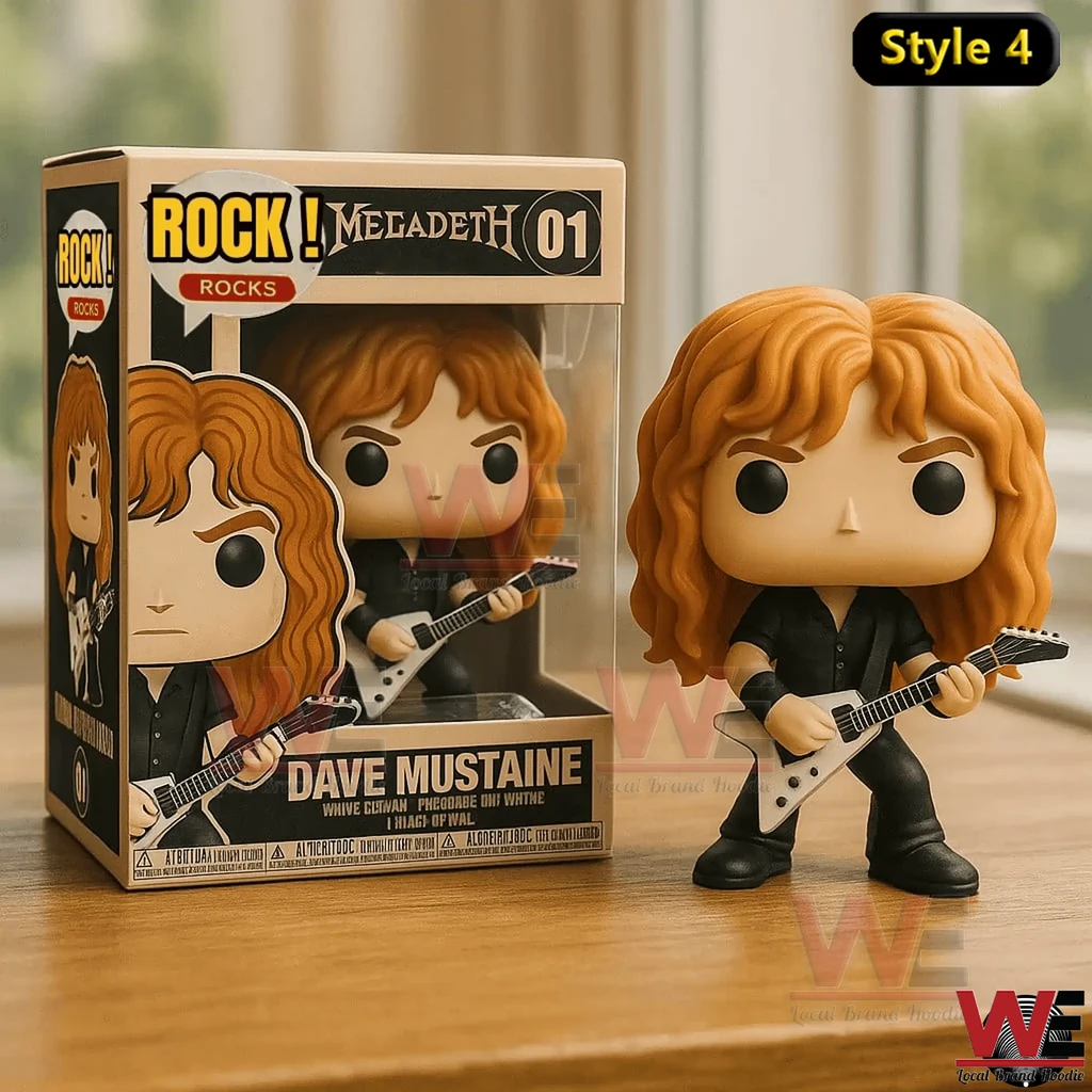 Megadeth Band Member Set Pop Figure Vinyl 5 Megadeth Band Member Set Pop Figure Vinyl - Image 5