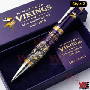 Minnesota Vikings 65th Anniversary 1961-2026 Skol Vikings Pen 5 minnesota vikings 65th anniversary 1961 2026 skol vikings pen