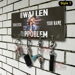Morgan Wallen Still The Problem 2026 Tour Personalized Wall Key Holder
