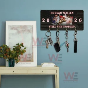 Morgan Wallen Still The Problem 2026 Tour Personalized Wall Key Holder 15 morgan wallen still the problem 2026 tour personalized wall key holder welocalbrandhoodie img 7 IJSBS