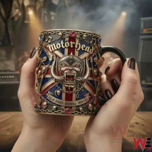 Hands holding a Motorhead collector mug!