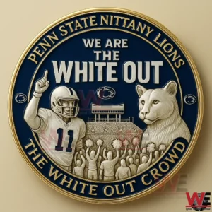 Penn State White Out commemorative coin back design!